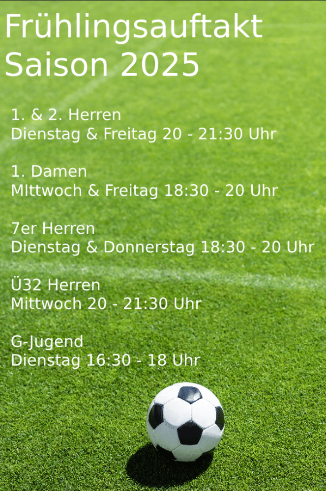 Frühlingsauftakt 2025 FFV Spandau